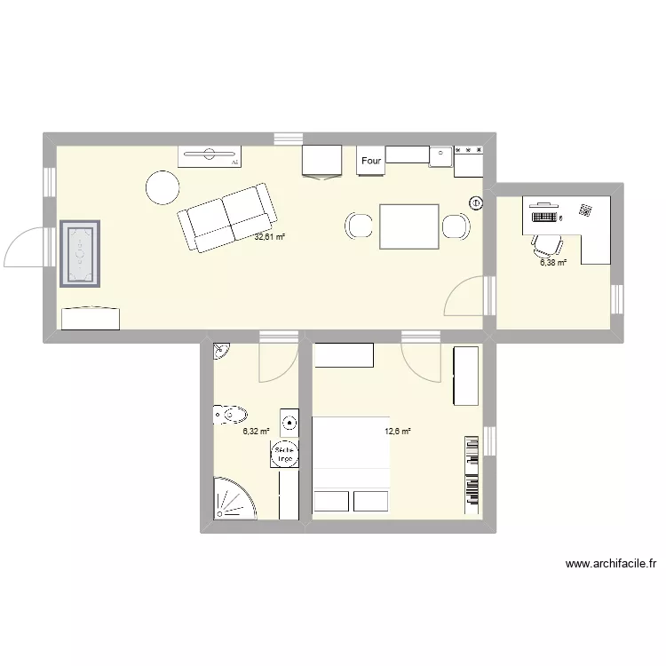 Maison reve. Floor plan with 