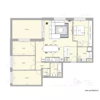 Plan de Base L+G meubl&eacute;7 grand canap&eacute; et table