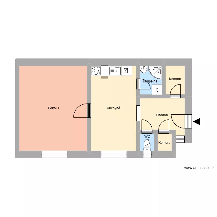 Nedbalova 167, byt 12. Floor plan with 11 and 165 m² Nedbalova 167, byt 12. Floor plan with 11 and 165 m²