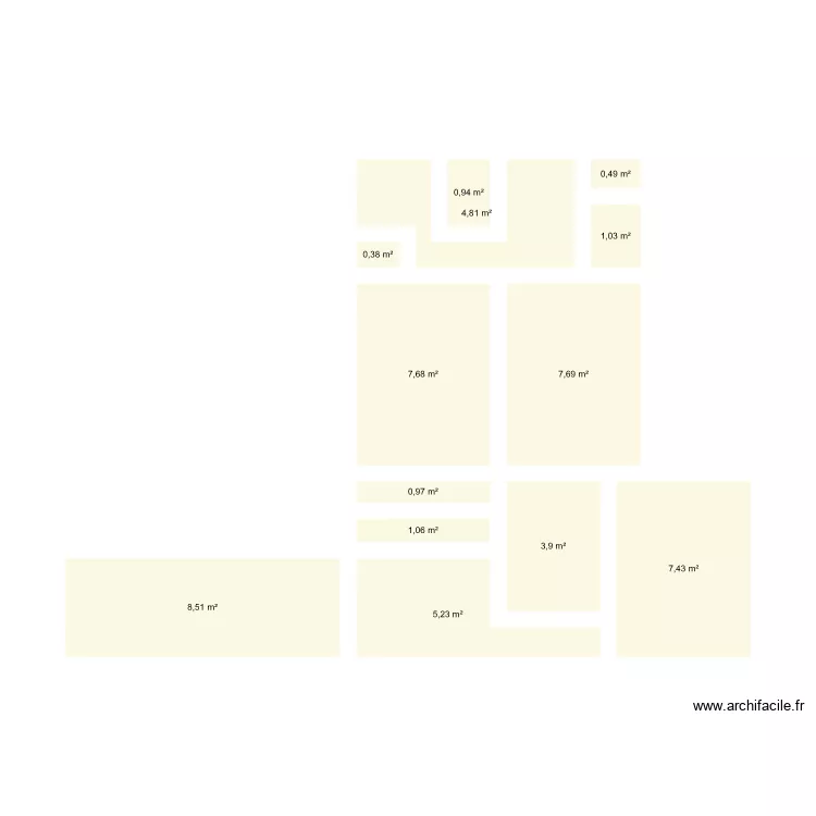 Filip&eacute; Quintela. Floor plan with 