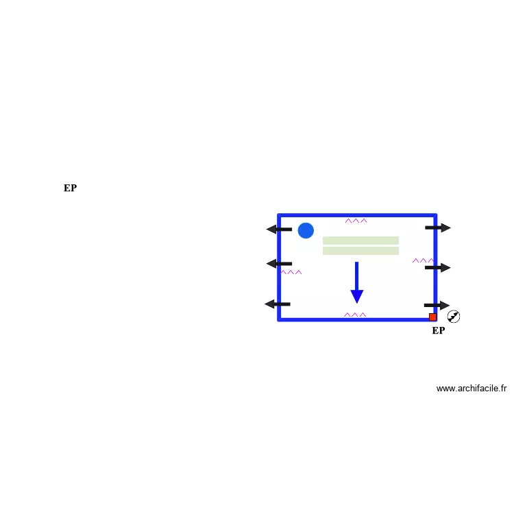 Ronnie 2. Floor plan with 1  and 5 m²