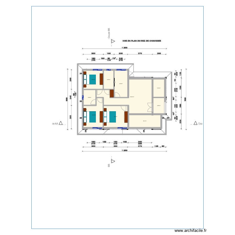 Eloi vue en plan. Floor plan with 0 room and 0 m2 Eloi vue en plan. Floor plan with 0 room and 0 m2