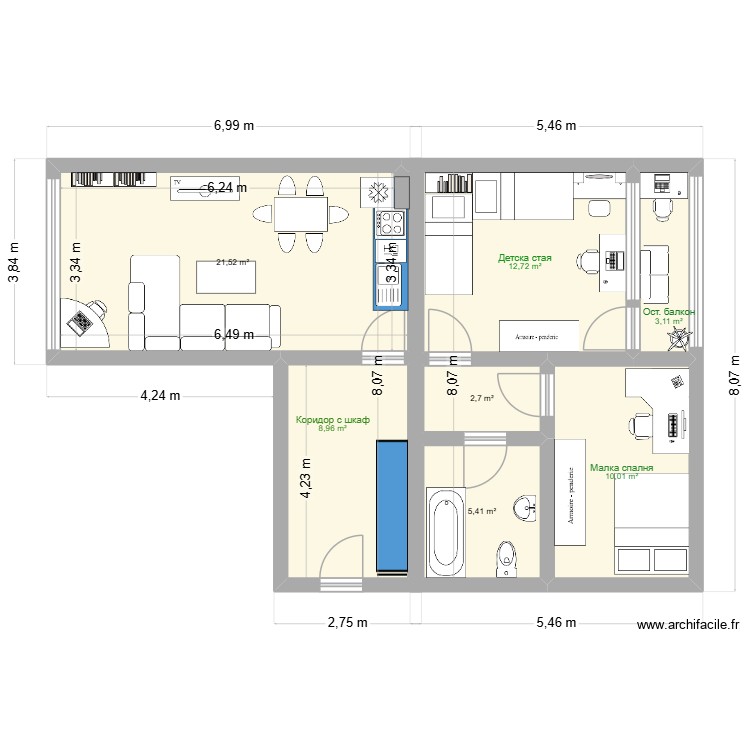 Ap. 1 Drv._2. Floor plan with 0 room and 0 m2