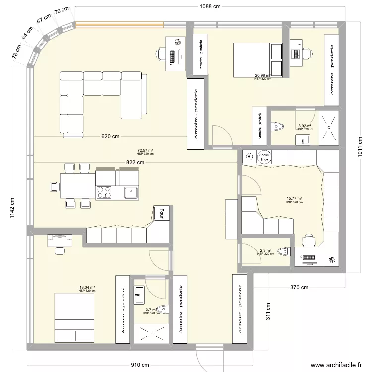 Hyde3. Floor plan with 