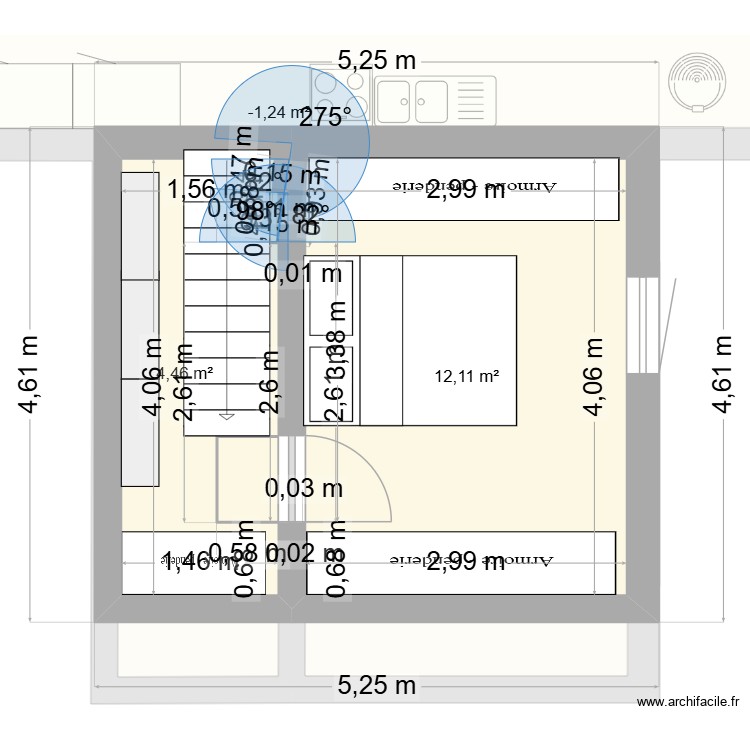 Chantefleur. Floor plan with 0 room and 0 m2
