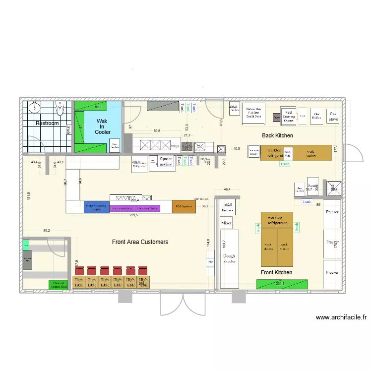 217 King St Bakery Project Final. Floor plan with 4 and 130 m² 217 King St Bakery Project Final. Floor plan with 4 and 130 m²