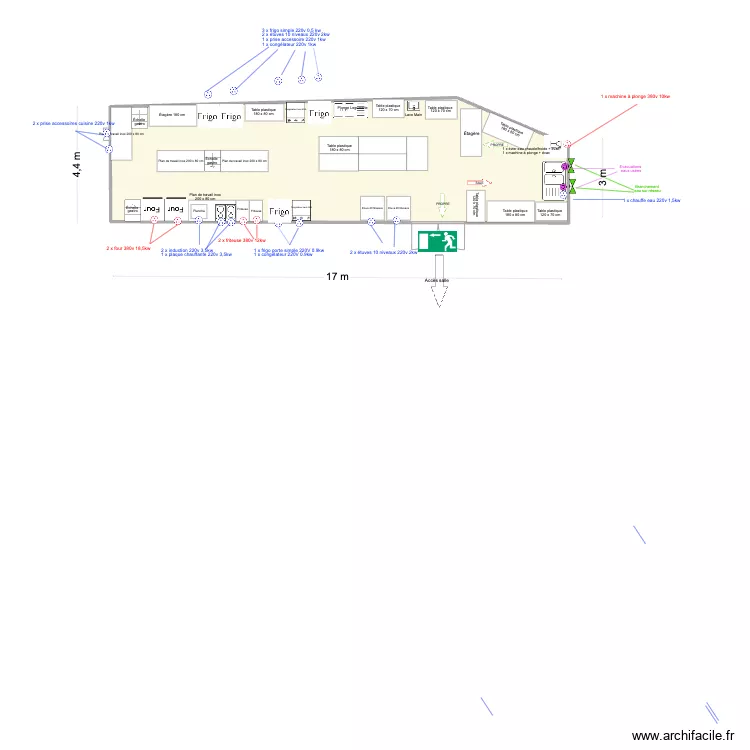 Cuisine Imagine Dragon - Groupama Stadium -v2. Floor plan with Cuisine Imagine Dragon - Groupama Stadium -v2. Floor plan with