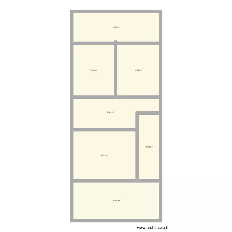 Tiberiades 22 Planta 1. Floor plan with 7  and 125 m²