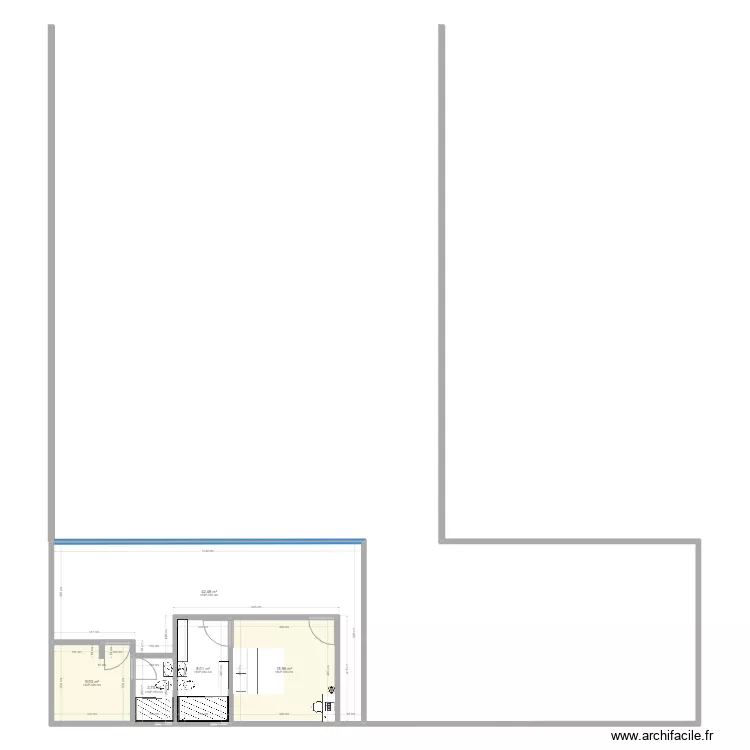 Rebombeo. Floor plan with 