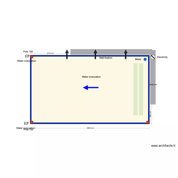 Helena / Tamir izzy. Floor plan with 1 Room and 19 m² Helena / Tamir izzy. Floor plan with 1 Room and 19 m²