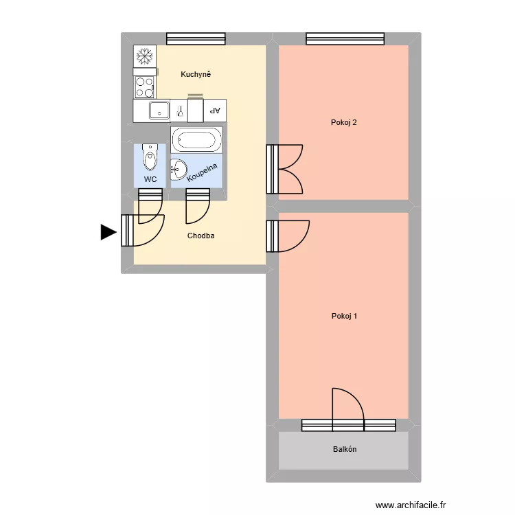 Resslova 508, byt 9. Floor plan with 11 and 174 m² Resslova 508, byt 9. Floor plan with 11 and 174 m²