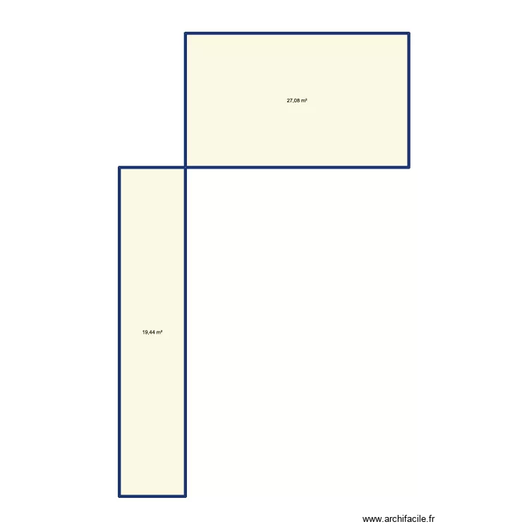 Serrano. Floor plan with 2 and 47 m² Serrano. Floor plan with 2 and 47 m²