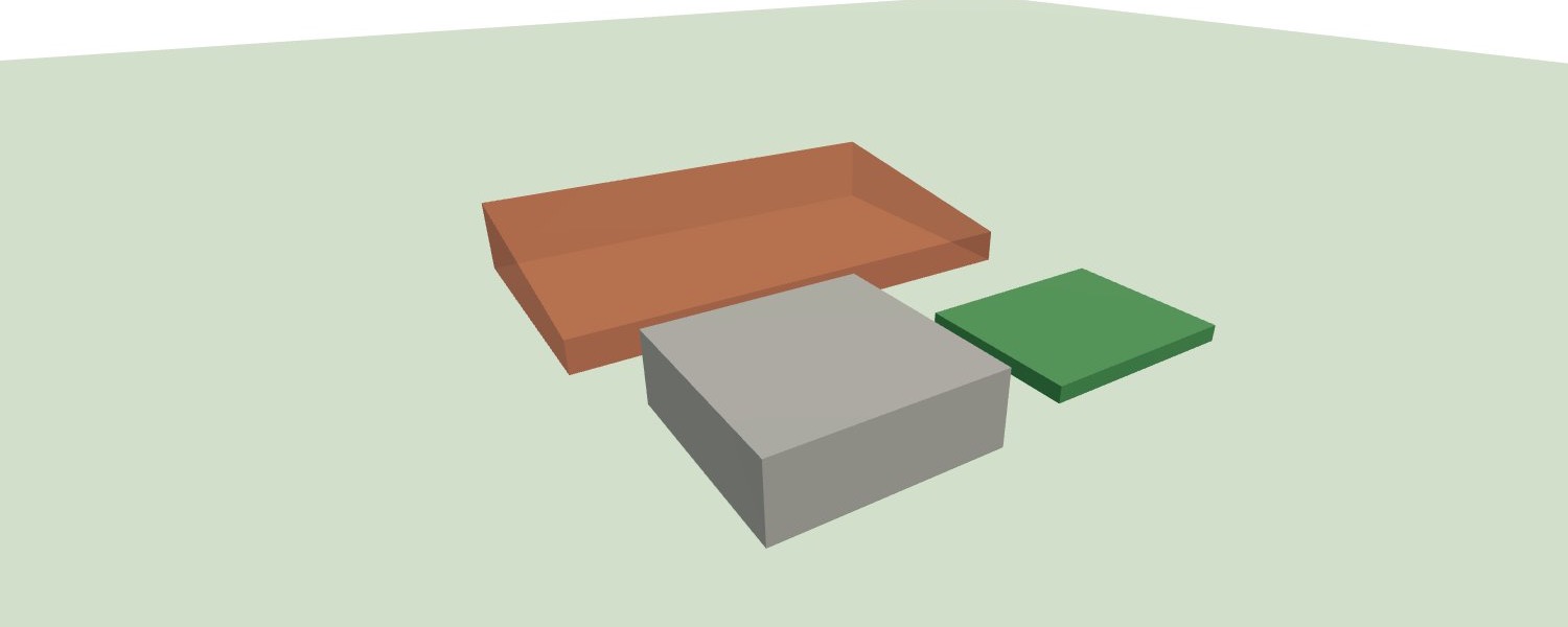 Volumes 3D et terrassement avec les formes libres