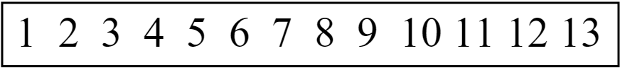 1 à 13