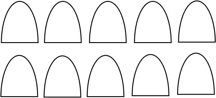 10 chaises