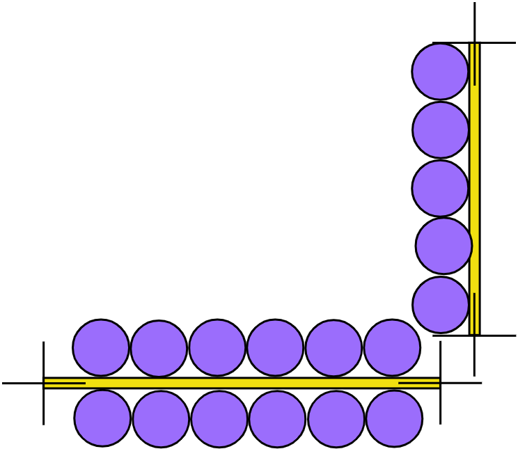 17 BOUTEILLES BARRIERE en U COMPLEMENT C