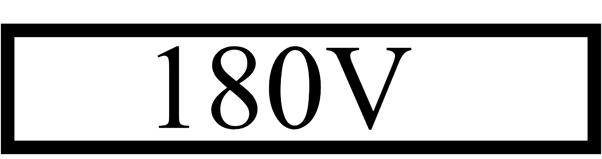 180V