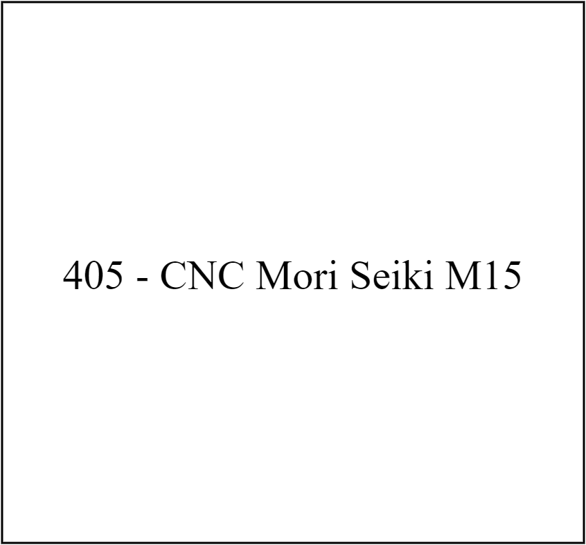 405 - CNC Mori Seiki M15