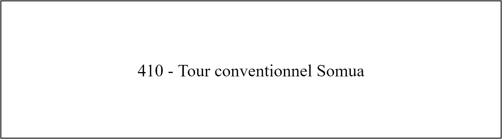 410 - Tour conventionnel Somua