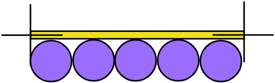 5 BOUTEILLES BARRIERE 1M50