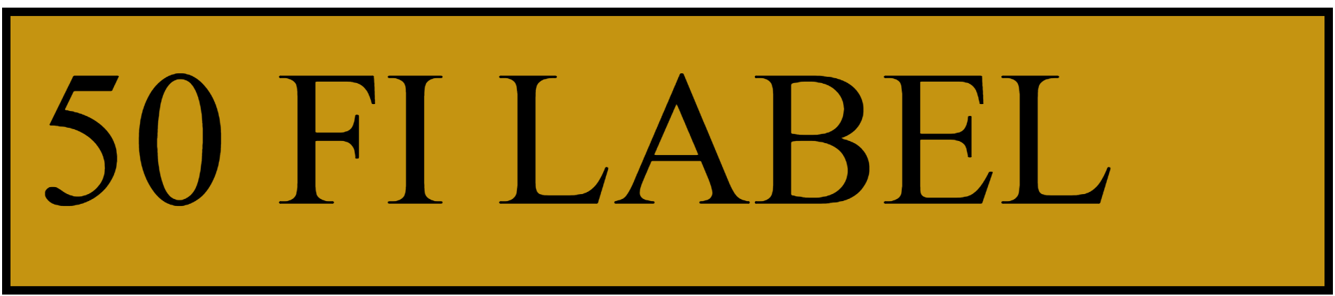 50 FI LABEL