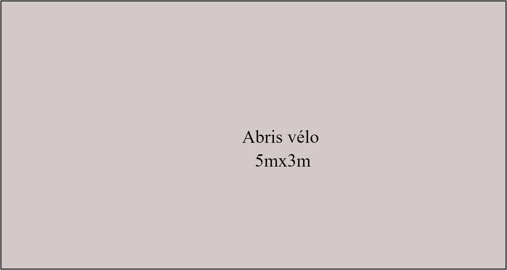 abris vélo 5mx3m