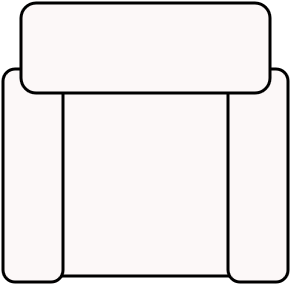 Armchair 83x78 Koarp