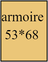 armoire 53*68
