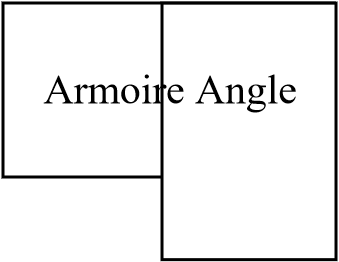 Armoire d'angle