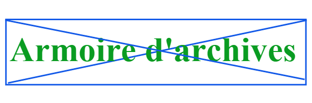 Armoire d'archives