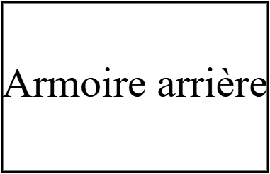 Armoire arrière 1250