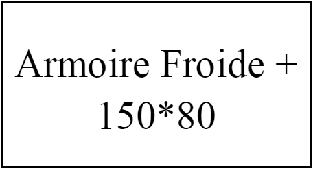 Armoire froide +