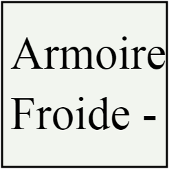 ARMOIRE FROIDE