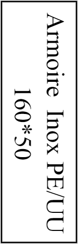 ARMOIRE INOX PE/UU