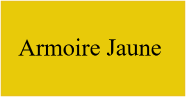 armoire jaune