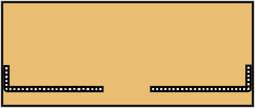 Armoire Moyenne portes rideaux