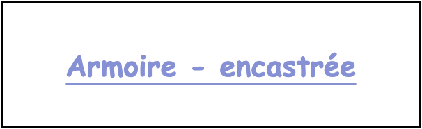 Armoire - murale