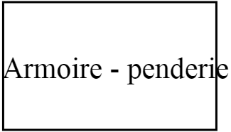 Armoire - penderie 100 cm