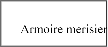 Armoire - penderie 117 cm