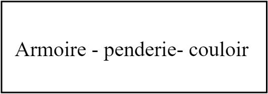 Armoire - penderie 150 cm