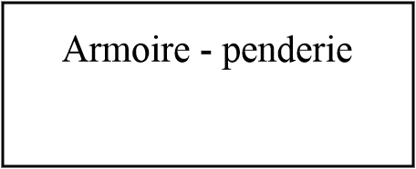 Armoire - penderie 150 cm