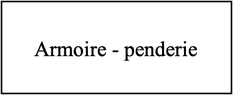 Armoire - penderie 150 cm