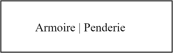 Armoire - penderie 200 cm