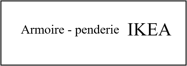 Armoire - penderie IKEA