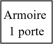 Armoire 1 porte