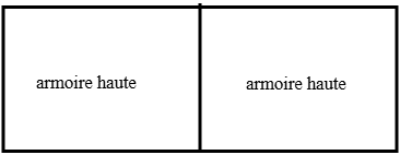 Armoire portes battantes