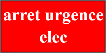 arret d urgence electrique