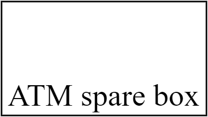 ATM spare box