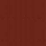 Red steel decking