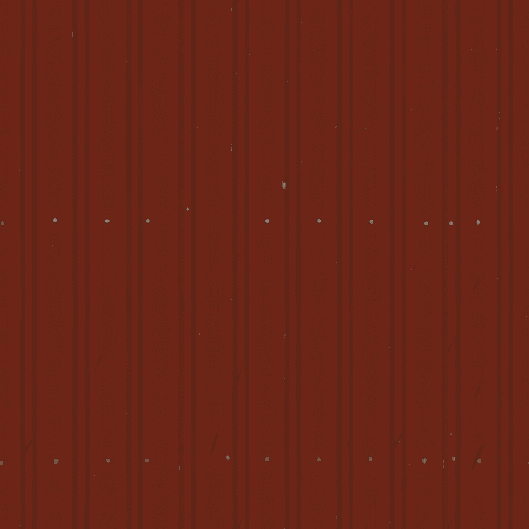 Chapa de acero roja